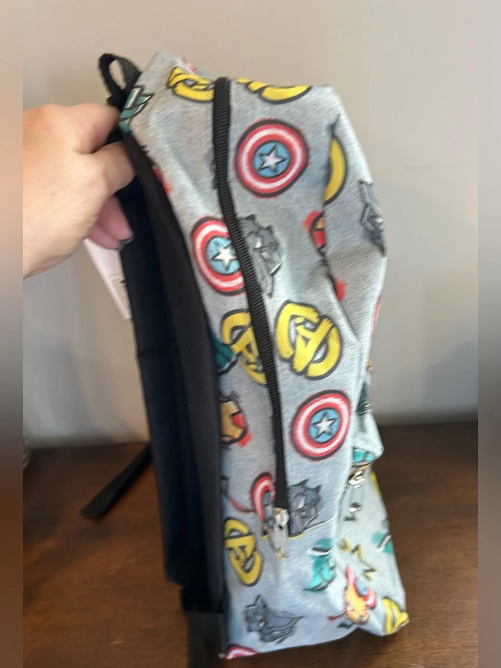 Fast Forward X Marvel Avengers Large Multi Colored Back Pack 2 Zip Pockets New!!